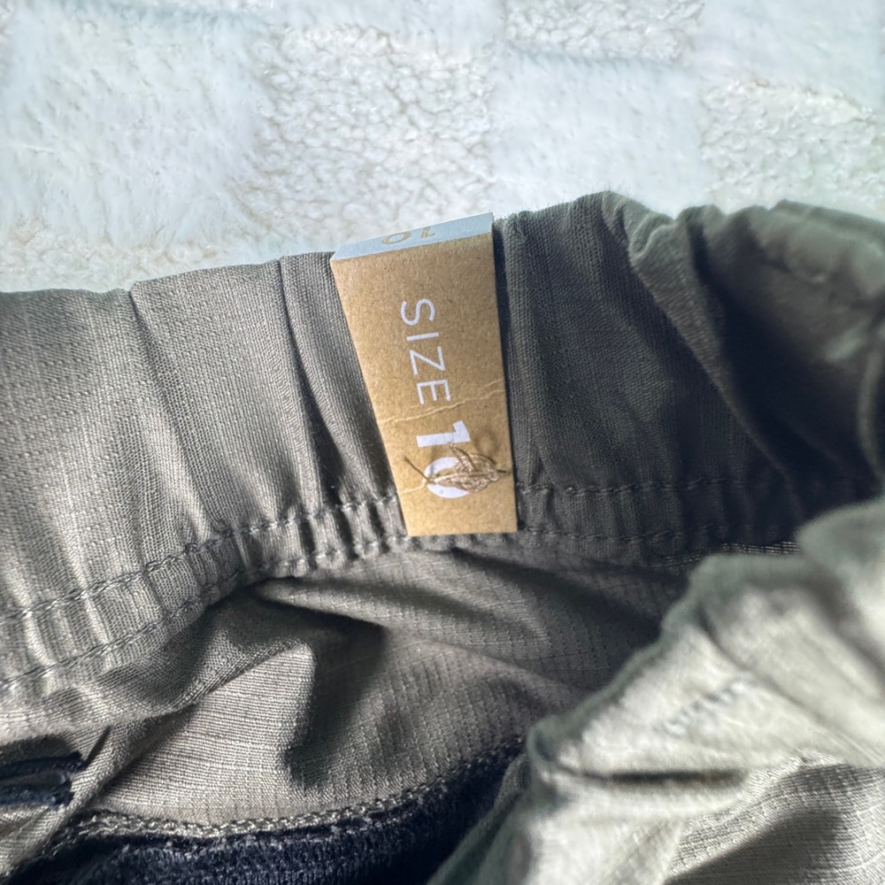 Prana Double Peak Pant Womens 10 Mud Brown Cargo Mid Rise Lightweight NWT - Picture 8 of 15